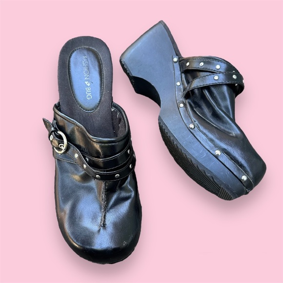 Fashion Bug | Shoes | Fashion Bug Y2k Black Platform Studded  display picture 1